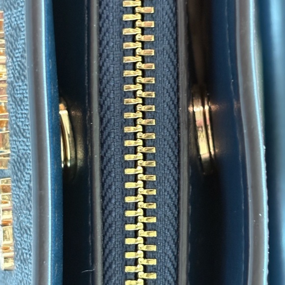 Michael Kors Blue MK Satchel - Picture 11 of 12